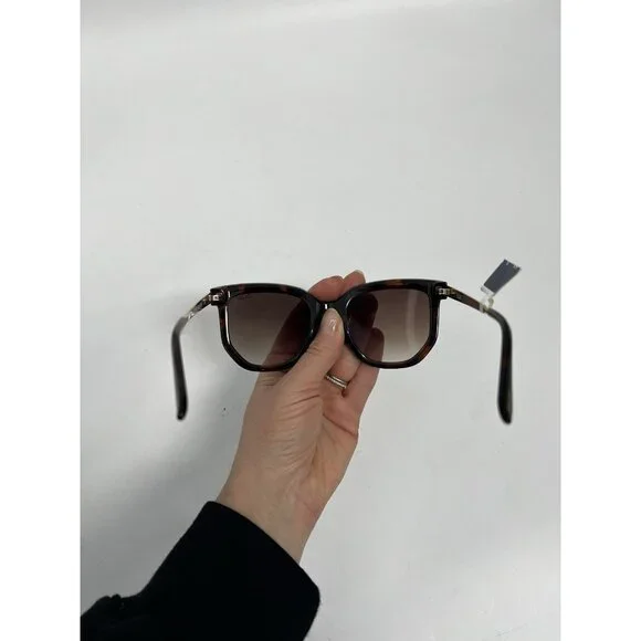 New Quay Australia Coffee Run Mini Sunglasses Polarized Tort Brown - Picture 4 of 10